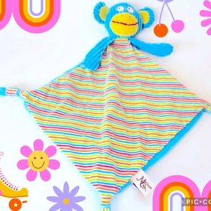 💕Maison Chic Blue Monkey Security Blanket